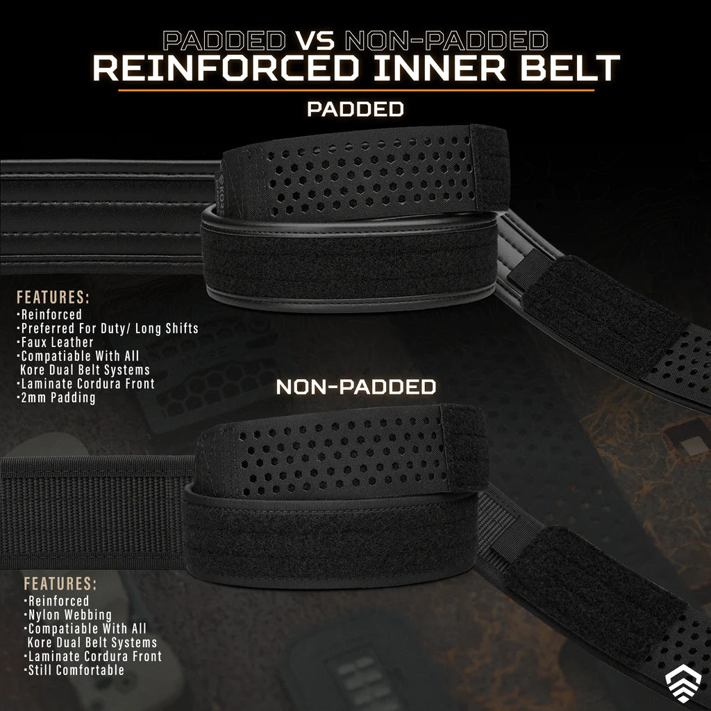KORE ESSENTIALS: C1 Buckle Competition Belt, 1.5" Complete Kit