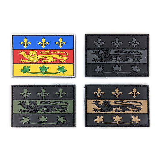 TACTICAL INNOVATIONS: Quebec Provincial Flag PVC Patch – Multicolour Collection