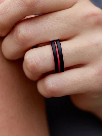 QALO: Women's/ Men's Folds Of Honour Firefighter Strata Ring