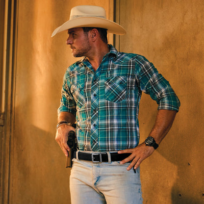KORE ESSENTIALS: R1 Buckle Leather Ranch Gun Belt