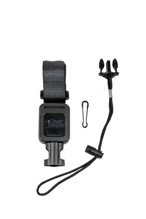 Gear Keeper: Retractable Sidearm Tether, Low Force Velcro Strap Mount