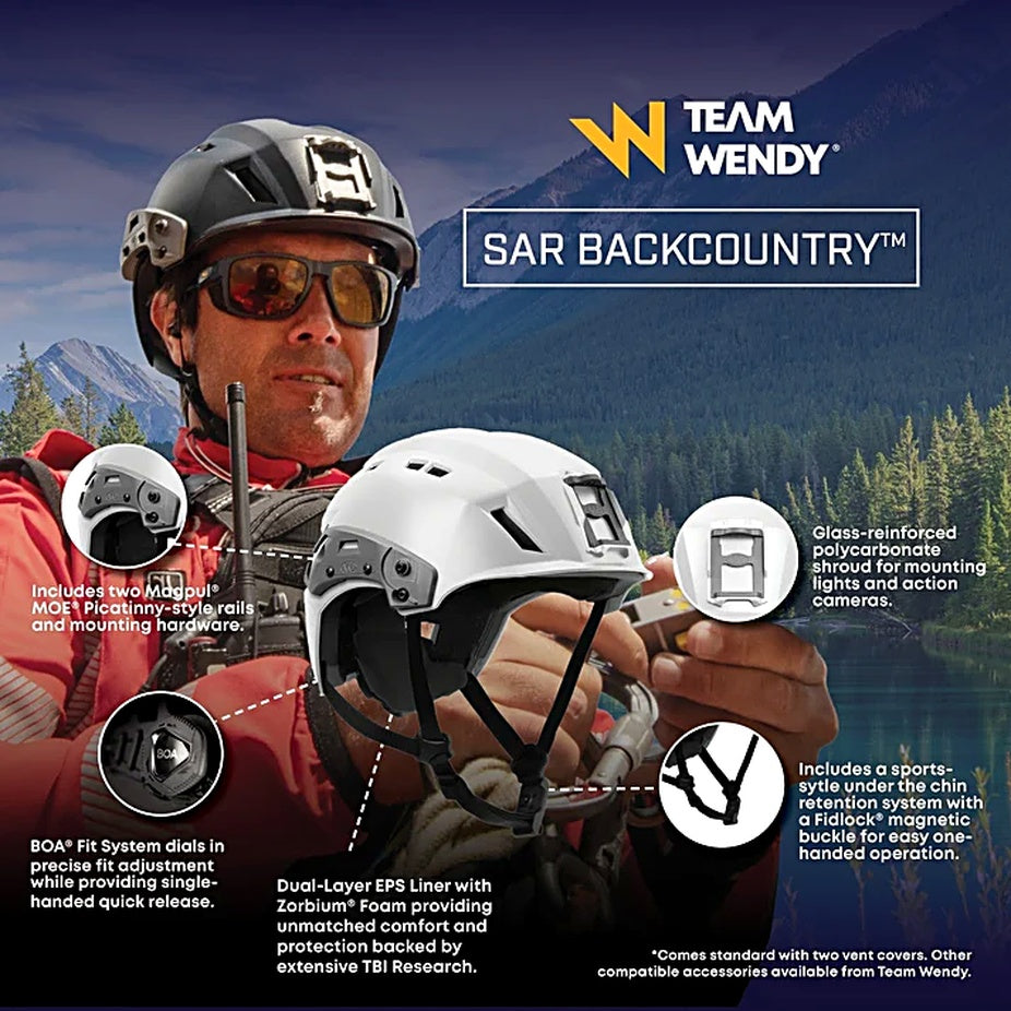 TEAM WENDY: Backcountry™ Search and Rescue Helmet