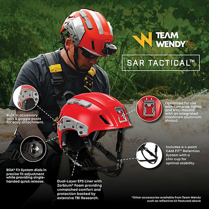 TEAM WENDY: Tactical™ Search and Rescue Helmet