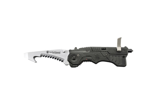 SMITH & WESSON: First Response Assisted Knife Belt Cutter Glass Breaker
