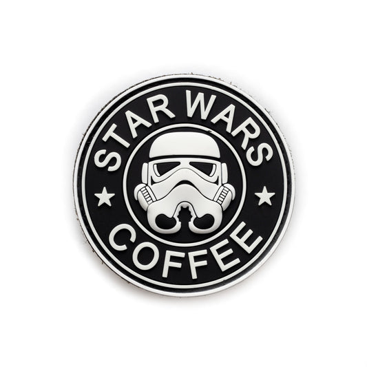TACTICAL INNOVATIONS: Star Wars Coffee PVC Morale Patch, Glow in the Dark