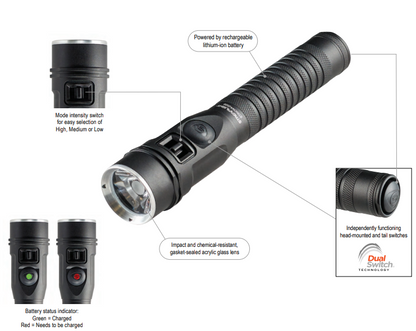 STREAMLIGHT: Strion 2020, 120V/100V AC/12V DC, 1 Holder