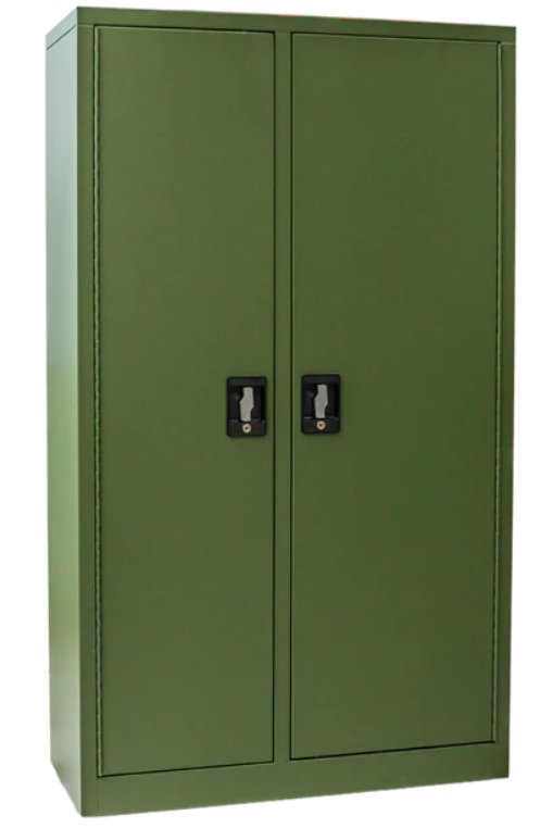 CRAFT METAL FURNITURE: Gun Security Cabinet, Double Door (Dimensions: 55"h x 32"w x 10"d)