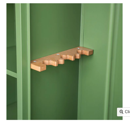CRAFT METAL FURNITURE: Gun Security Cabinet, Double Door (Dimensions: 55"h x 32"w x 10"d)
