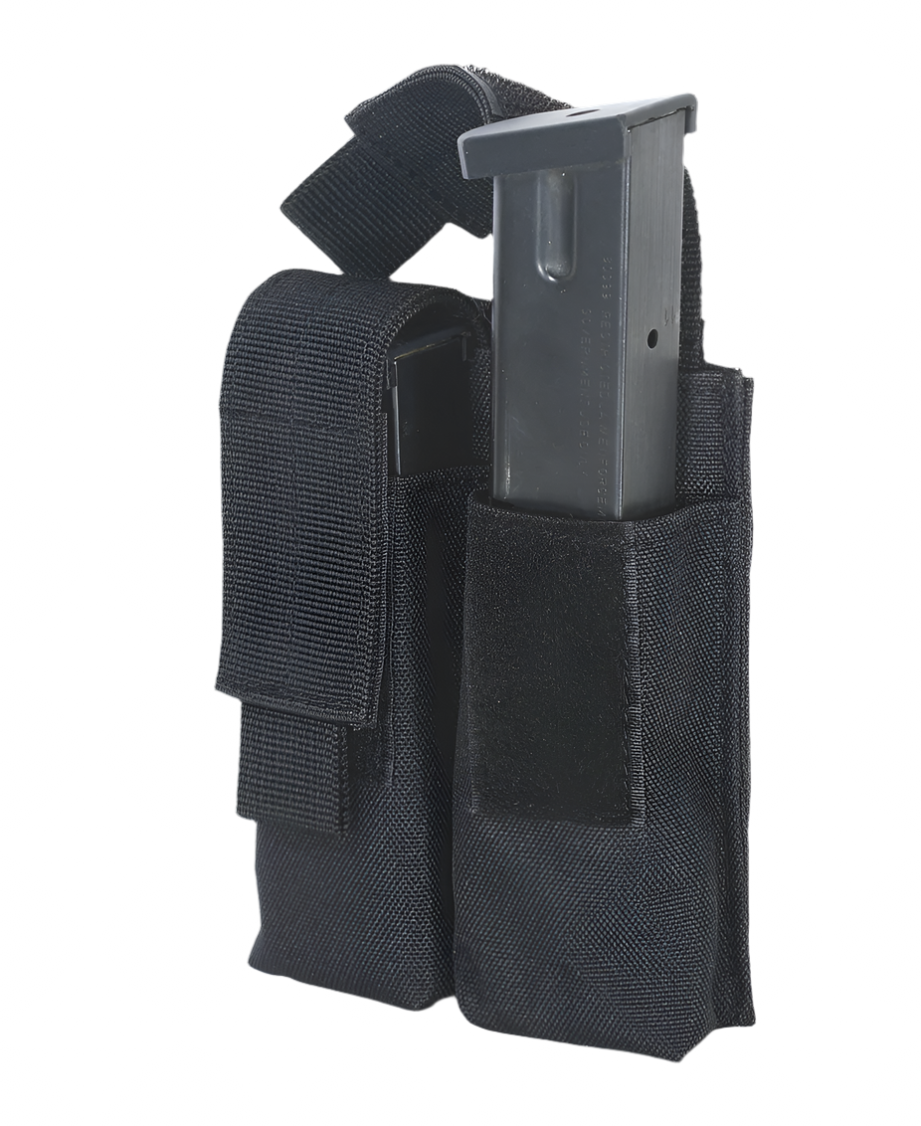 Pistol Mag Pouch Color: Black Size: Double