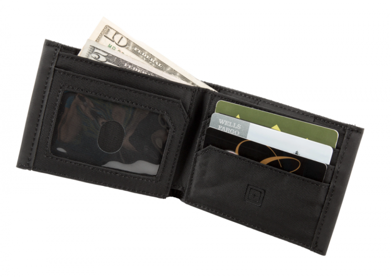 5.11 TACTICAL: Turret Bifold Wallet, Black
