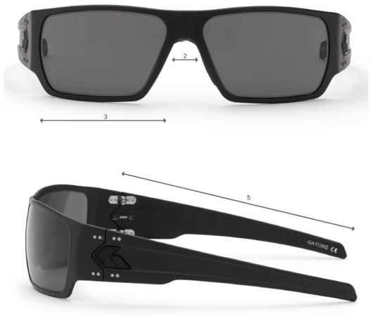GATORZ: Jack Carr X Specter Sunglasses (OPz Polarized, Black w/ Green Tomahawks)