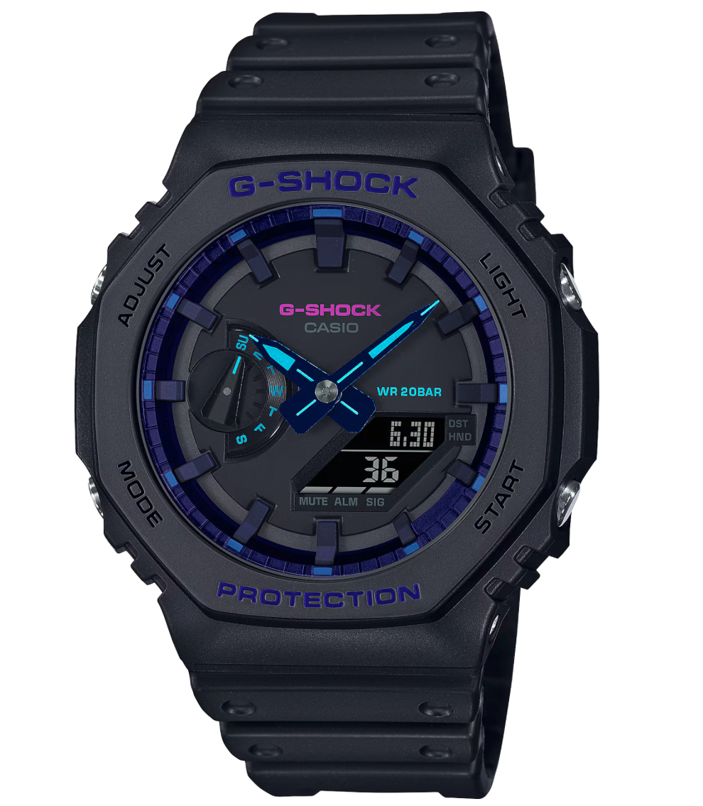 CASIO G-SHOCK: GA-2100VB-1A Analog Digital Watch
