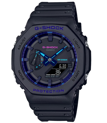 CASIO G-SHOCK: GA-2100VB-1A Analog Digital Watch