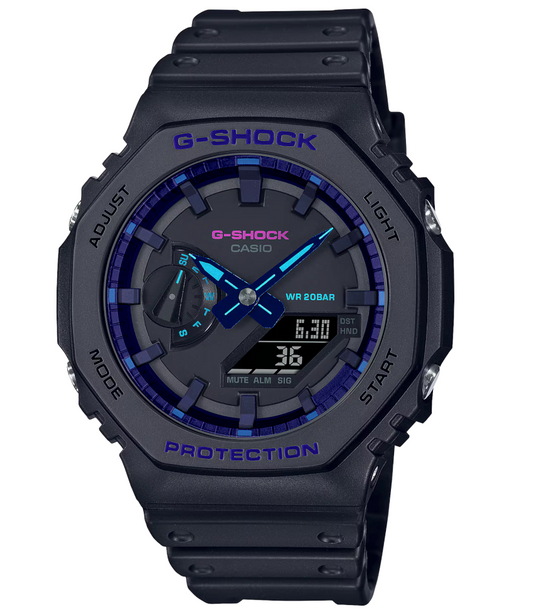 CASIO G-SHOCK: GA-2100VB-1A Analog Digital Watch