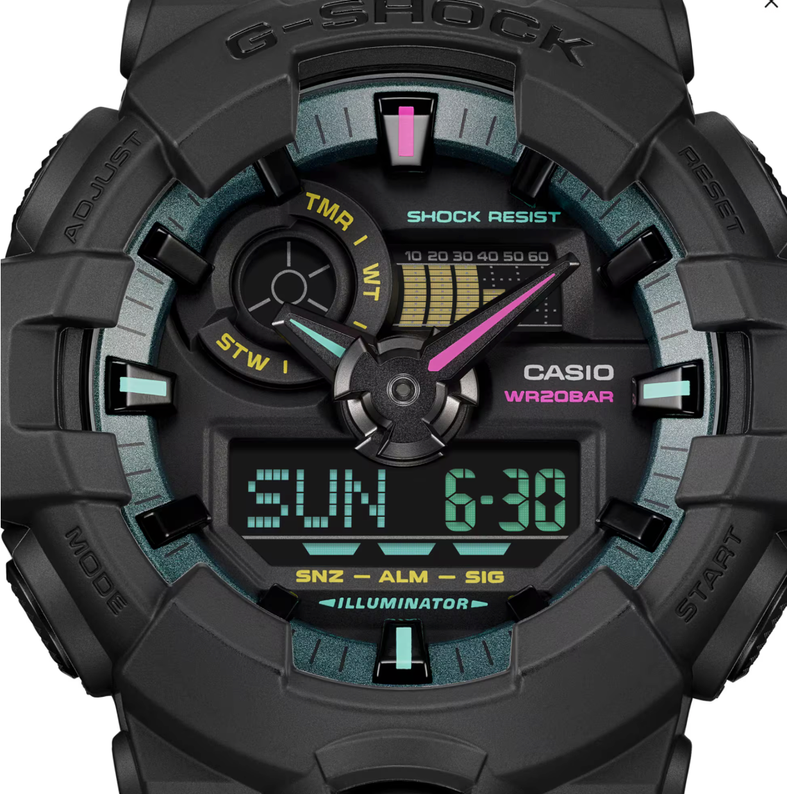CASIO G-SHOCK: GA-700MF-1A Digital Analog Watch