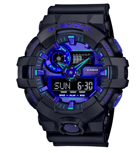 CASIO G-SHOCK: GA-700VB-1A Analog-Digital Watch
