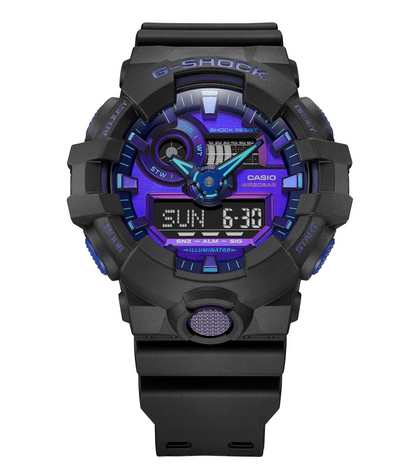 CASIO G-SHOCK: GA-700VB-1A Analog-Digital Watch
