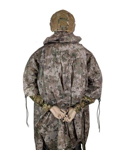TACTICAL INNOVATIONS: Waterproof Military Poncho, Digital Multi-Terrain Camouflage