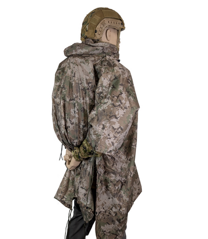 TACTICAL INNOVATIONS: Waterproof Military Poncho, Digital Multi-Terrain Camouflage
