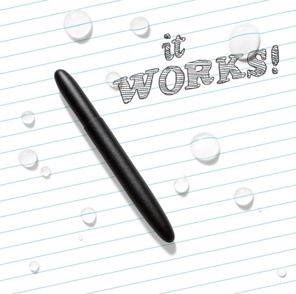 RITE IN THE RAIN: Black Bullet All-Weather Metal Pen -RIR-96, Black Ink)