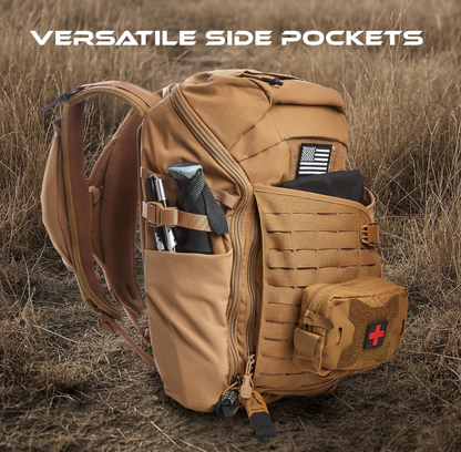VERTX: Siege Tactical Backpack, 25 L (Black, Coyote, Wolf Grey)