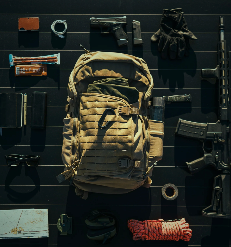 VERTX: Siege Tactical Backpack, 25 L (Black, Coyote, Wolf Grey)