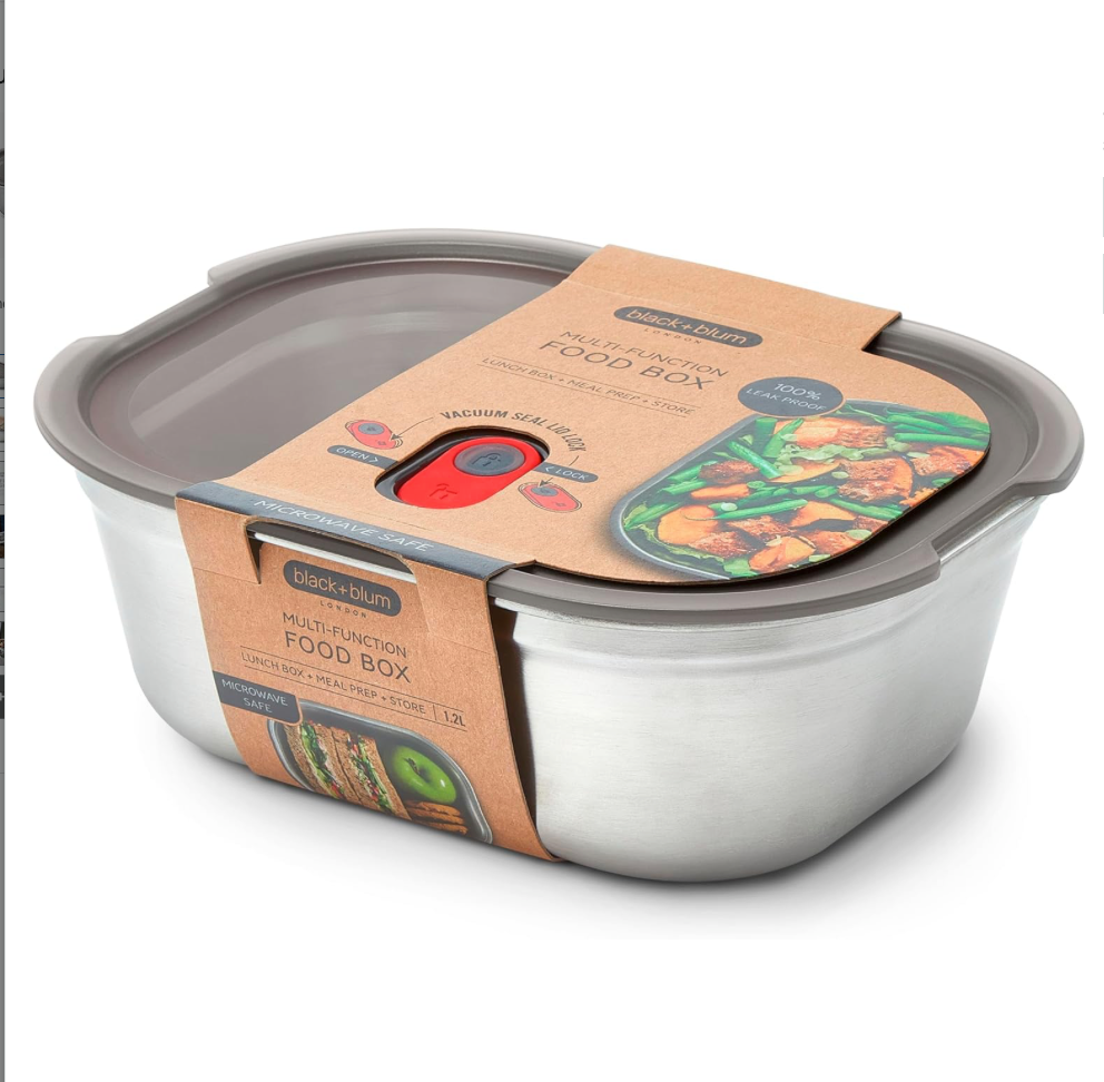 BLACK+BLUM: Steel Food Box, Large