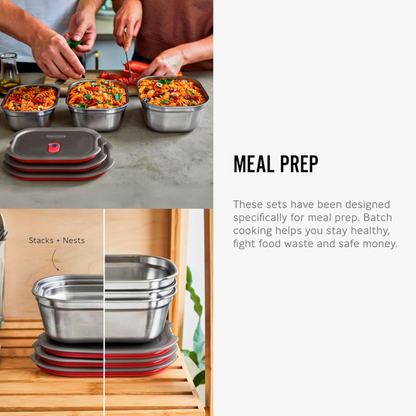 BLACK+BLUM: Steel Food Box, Large