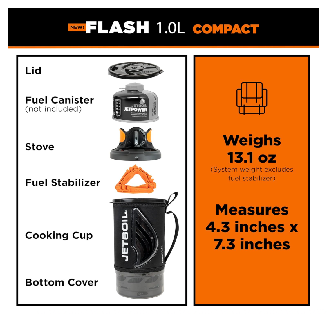 JETBOIL: Flash 1.0L Fast Boil System
