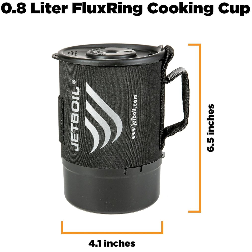 JETBOIL: Zip 0.8L Camping and Backpacking Stove Cooking System