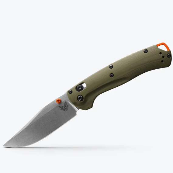BENCHMADE: TaggedOut, OD Green, Clip-Point