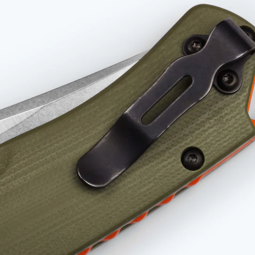 BENCHMADE: TaggedOut, OD Green, Clip-Point