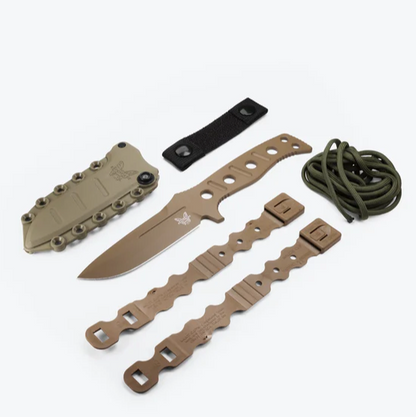 BENCHMADE: Fixed Adamas, OD Parachord, Drop-Point