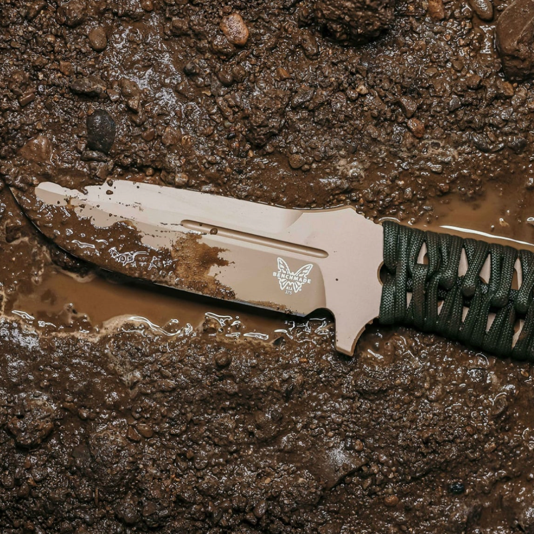 BENCHMADE: Fixed Adamas, OD Parachord, Drop-Point