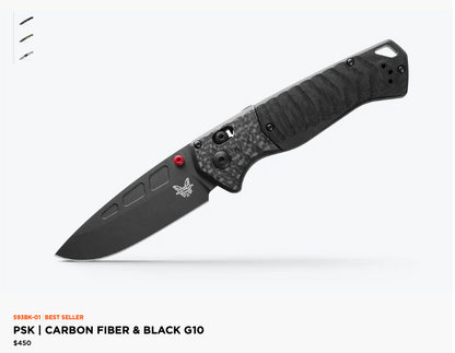 BENCHMADE: PSK, CPM-MagnaCut, Drop-Point