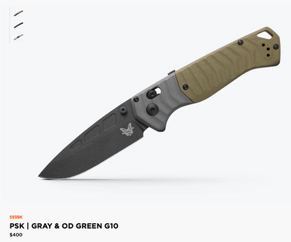 BENCHMADE: PSK, CPM-MagnaCut, Drop-Point