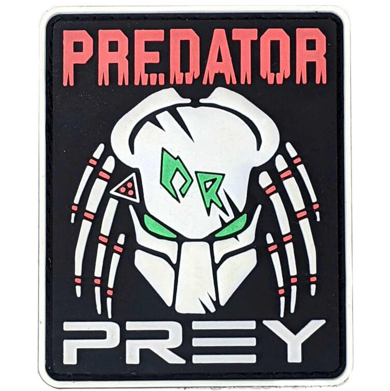 TACTICAL INNOVATIONS: Predator or Prey, PVC Morale Patch, Glow-in-the-Dark