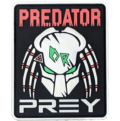 TACTICAL INNOVATIONS: Predator or Prey, PVC Morale Patch, Glow-in-the-Dark