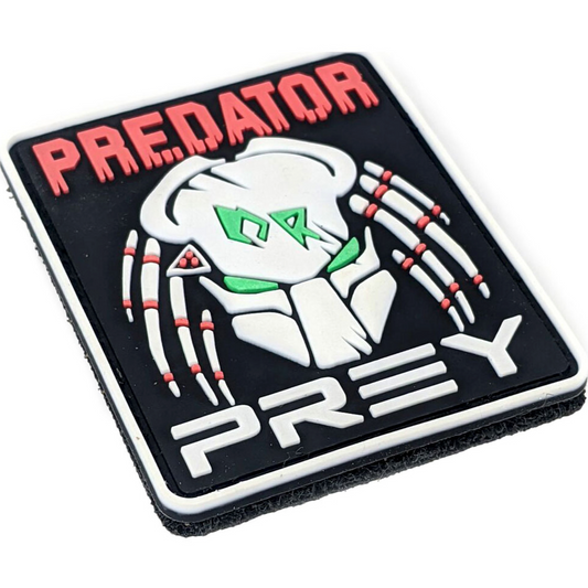 TACTICAL INNOVATIONS: Predator or Prey, PVC Morale Patch, Glow-in-the-Dark