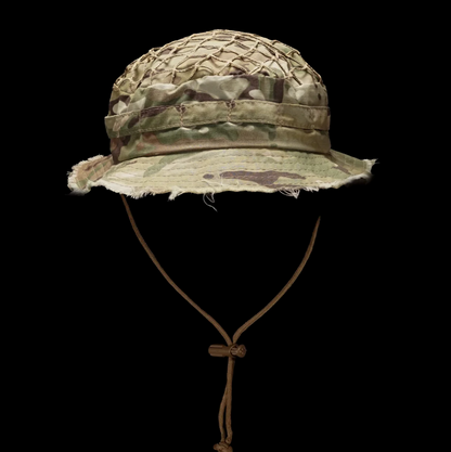 CARCAJOU TACTICAL: Recon Boonie Hat, Multicam, Frayed, Size 2