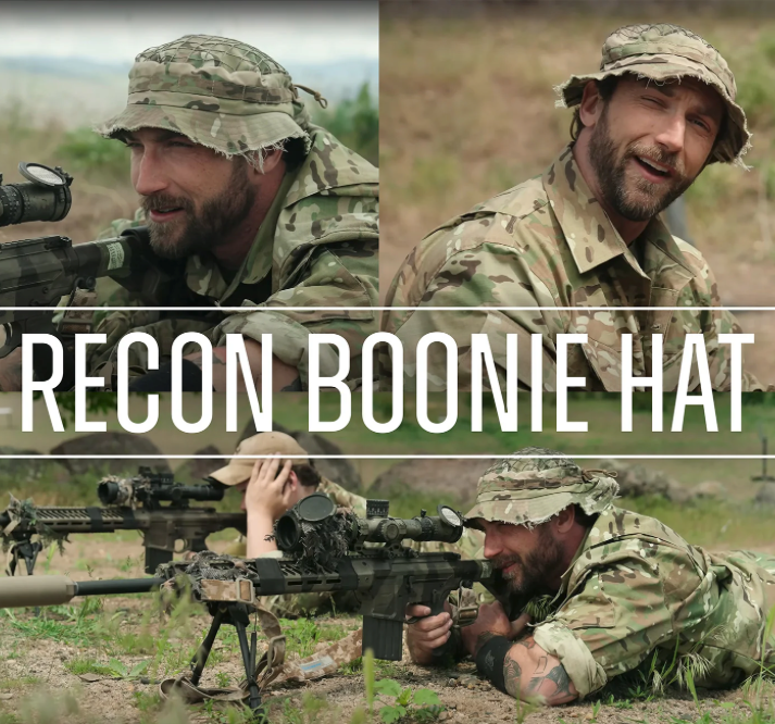 CARCAJOU TACTICAL: Recon Boonie Hat, Multicam, Frayed, Size 2