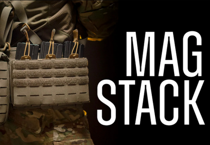 CARCAJOU TACTICAL: Mag Stack, 5 Columns, Coyote Brown
