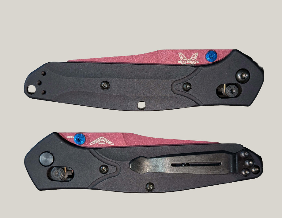 BENCHMADE: Osbourne 2025 International Exclusive, Cranberry Frost, Reverse Tanto Knife, LIMITED EDITION