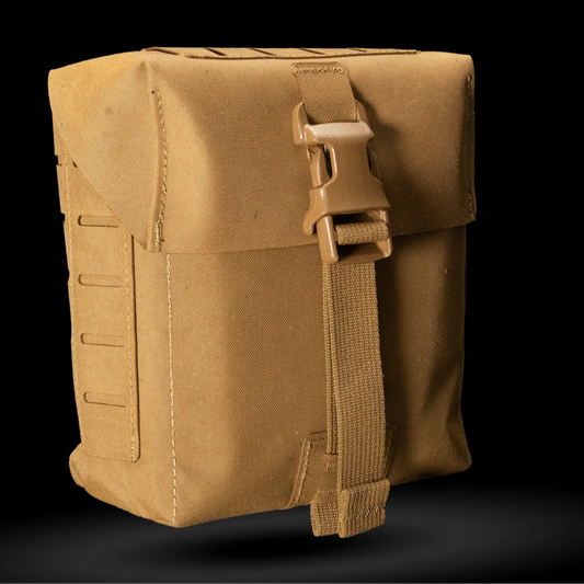 CARCAJOU TACTICAL: C9/SAW Pouch, Coyote Brown
