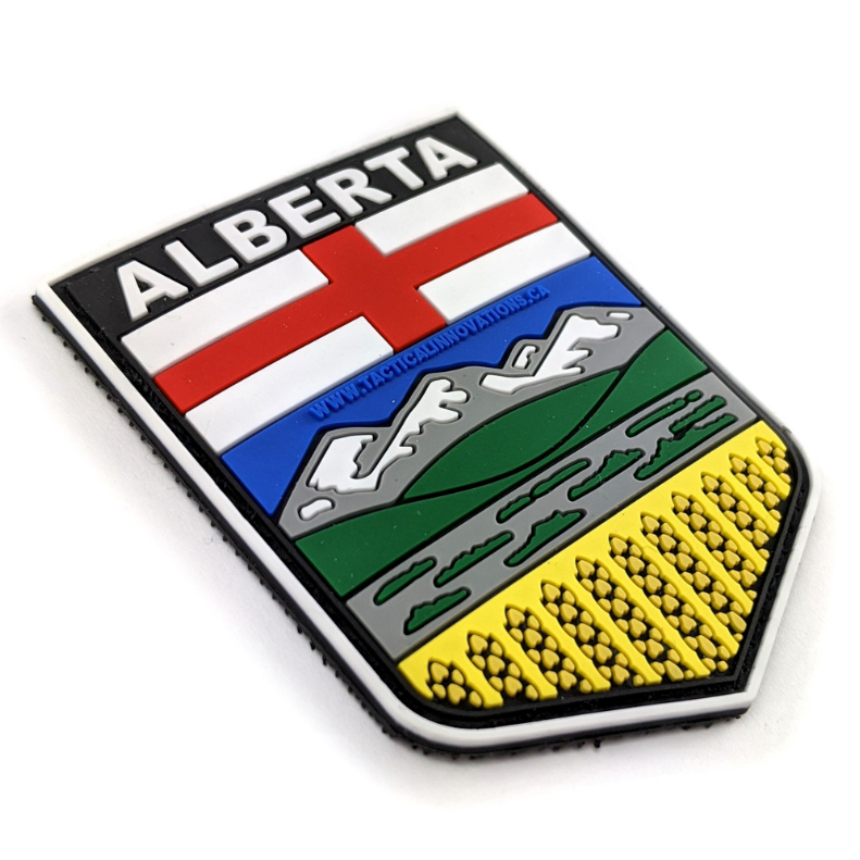 TACTICAL INNOVATIONS: Alberta Provincial Shield PVC Patch – Multicolour Collection