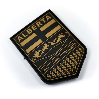 TACTICAL INNOVATIONS: Alberta Provincial Shield PVC Patch – Multicolour Collection