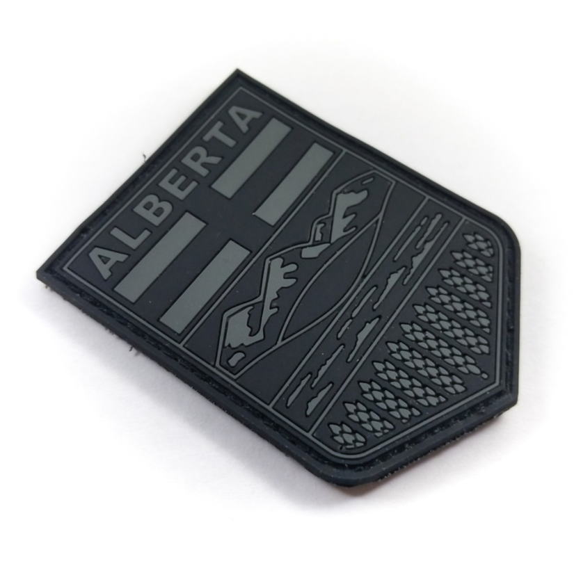 TACTICAL INNOVATIONS: Alberta Provincial Shield PVC Patch – Multicolour Collection