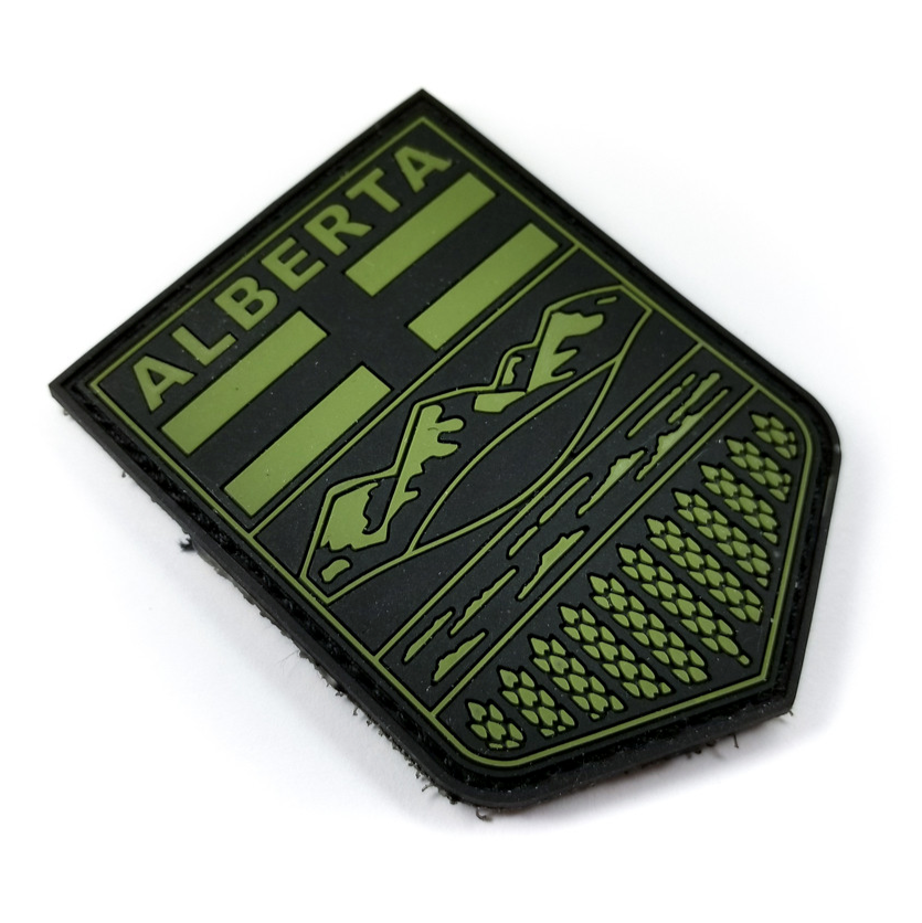 TACTICAL INNOVATIONS: Alberta Provincial Shield PVC Patch – Multicolour Collection