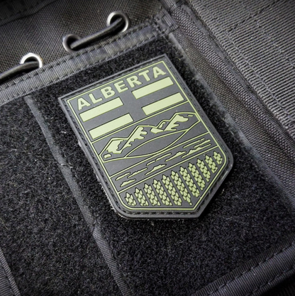 TACTICAL INNOVATIONS: Alberta Provincial Shield PVC Patch – Multicolour Collection