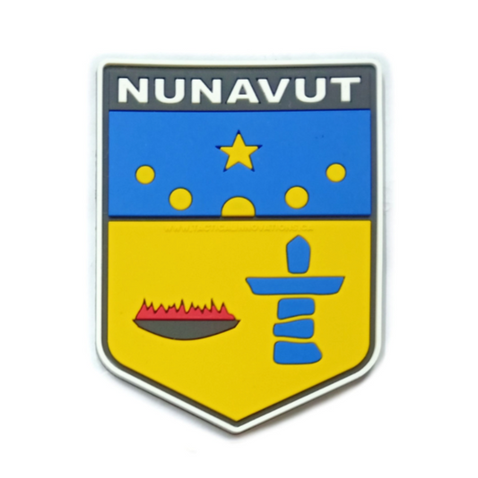TACTICAL INNOVATIONS: Nunavut Territorial Shield PVC Patch – Multicolour Collection